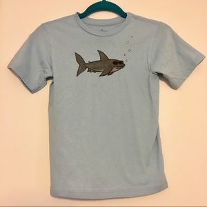 Rad hand-painted shark with sunglasses tee